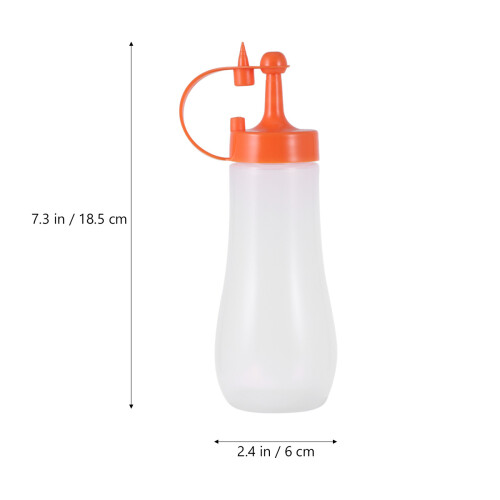3St Salatdressingflasche Mit Deckel Für – Cremefarben 1