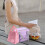 1St Einfache Lunchtasche Bento Box Thermohalter Pink 3