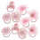 10 Blumen Haargummis Für Elastische Haarbänder 1