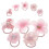 10 Blumen Haargummis Für Elastische Haarbänder 10