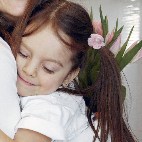 10 Blumen Haargummis Für Elastische Haarbänder 2