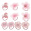 10 Blumen Haargummis Für Elastische Haarbänder 9