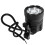 Black Headlight for Motorbike Durable Iron Handlebar Lamp 1