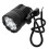 Black Headlight for Motorbike Durable Iron Handlebar Lamp 7