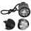 Black Headlight for Motorbike Durable Iron Handlebar Lamp 8