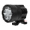 Black Headlight for Motorbike Durable Iron Handlebar Lamp 4