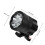 Black Headlight for Motorbike Durable Iron Handlebar Lamp 2
