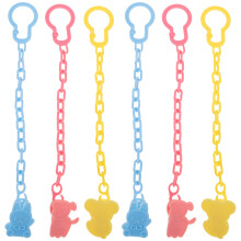 12Stück Baby Schnullerkette Mit Beißring Clip