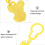 12Stück Baby Schnullerkette Mit Beißring Clip 8