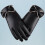 1 Paar Damen Winter PU Warm Winddicht 6