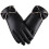 1 Paar Damen Winter PU Warm Winddicht 2