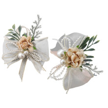 2St Wrist Corsage Und Boutonniere Set, Prom