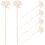 6 Aroma Diffuser Sticks Für Duftöl, Dekorative Dahlien Sticks 1