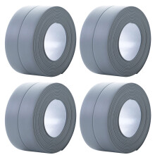 4Stück Wasserdichtes Fugenband 3,2m X 3,8cm Grau Für Badezimmer