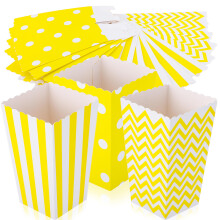 48Stk Popcorn Boxen Mit Druckmuster Papier Frites Box