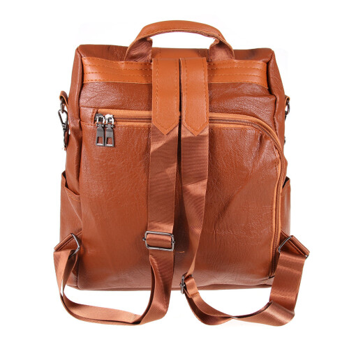 Women Rucksack Multifunktions Ledertasche Groß Mit Tragegriff
