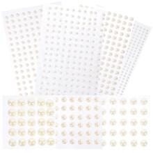 14Feuilles Autocollants Perles ABS Décor DIY Ongles