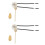 2Stk Durable Pullswitch Elegante Lampensteuerungsteile 1