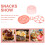 1 Set Handheld Cake Box Für Kuchen Dessert, Transparent 9
