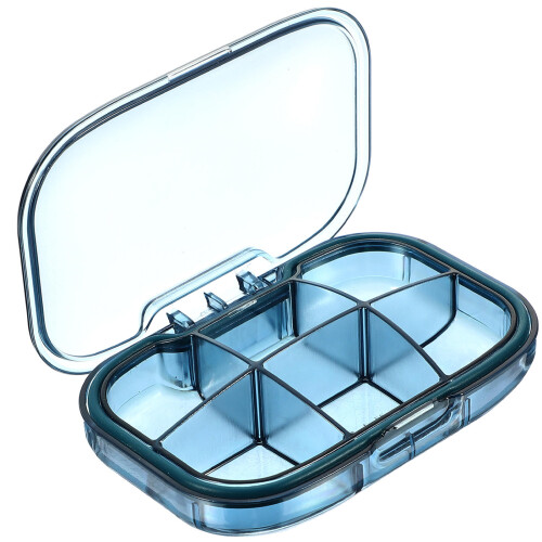 Multi Grid Medikamentenbox Transparente Pillendose