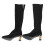 1 Paar Damenstiefel Herbst Winter Überknöchel Absatz Elastisch 4