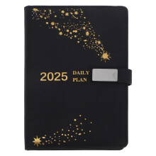 Daily Planner 2025 Wöchentlich Monatlich Mit Tabs PU A5 Dickes