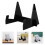 Acryl Desktop Buchständer Schwarz Für Büro Buchladen 10