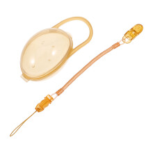 1 Set Schnullerbox, Durchsichtbarer Halter Mit Federkette Für Baby