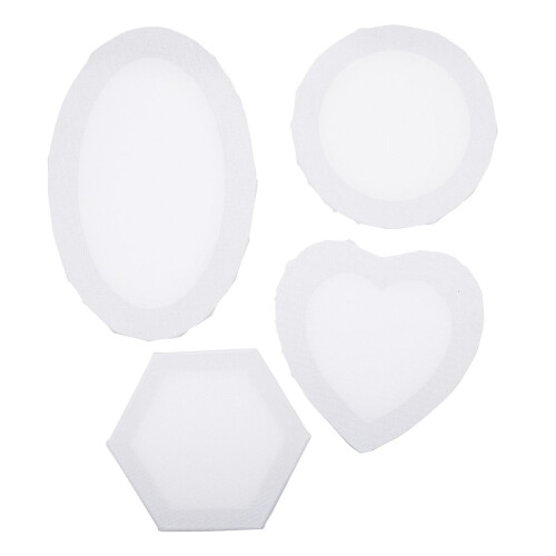 4Pcs Oil Painting Boards Portable Blank Frames For Practical Art Use