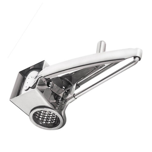 Stainless Steel Cheese Rotary Shredder Kitchen Silver Tool 2