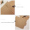 1 Set Mit 50 Braune Kraftpapiertüten Für Cd Und Briefe 3