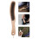 Multi-Color Shoe Cleaner Brush Wood Plastic Bristles Long Handle 11