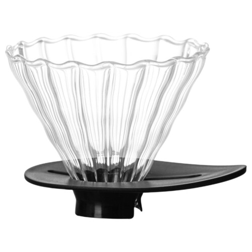 Portable Glass Coffee Funnel Reusable Coffee Accessory 1