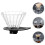 Portable Glass Coffee Funnel Reusable Coffee Accessory 5