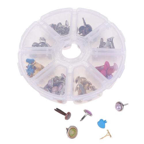 110 Metall Bradverschlüsse Für Scrapbooking Und