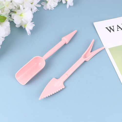 10 Kunststoff Gartenheber Sämlings-Transferwerkzeug Pink 2