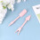 10 Kunststoff Gartenheber Sämlings-Transferwerkzeug Pink 5