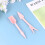10 Kunststoff Gartenheber Sämlings-Transferwerkzeug Pink 7