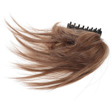 Women Clip On Wig Synthetikhaar Pferdeschwanz Aussehend