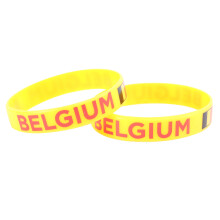 10St Voetbal Accessoires Gele Country Flag Armbanden Van Silicone