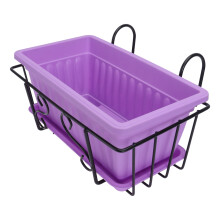 1 Set Hangende Bloempotrek Voor , Plantenpot, Plantendisplayrek