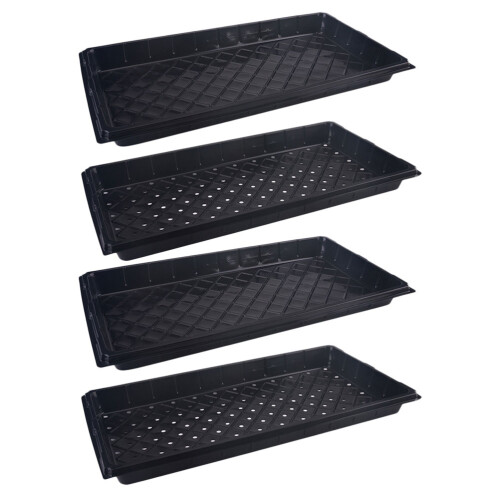4St Dikgevormde Flowerpot Accessory Tray Voor
