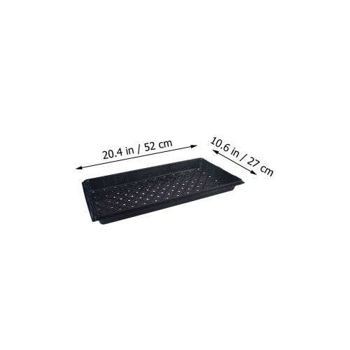 4St Dikgevormde Flowerpot Accessory Tray Voor 1