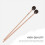 2St Marimba Hämmer Ahorn Schlagzeugmallets Premium 9