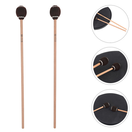 2St Marimba Hämmer Ahorn Schlagzeugmallets Premium 1