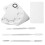 3 Sets Make-up-Paletten Mit Mischspatel Silber 11