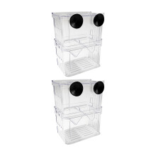 2Stk Doppelschicht Fischbrutbox Langlebige Fischbrut Zuchtbox