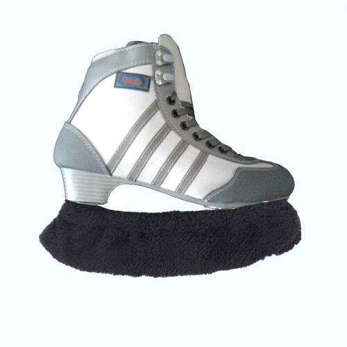 2 Paar Elastische Plüsch Überzieher Für Schlittschuhe S 2