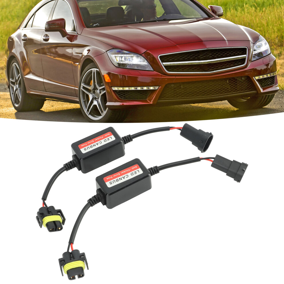 H8 H9 H11 Led Decoder 2Pcs 12V Error-Free Anti Flicker Canbus Fix For Head Light 3671353547381