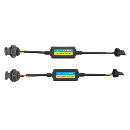 Upgrade Your Ride: 2 Pcs 7443 T20 12V Brake Light Decoder Kit 1